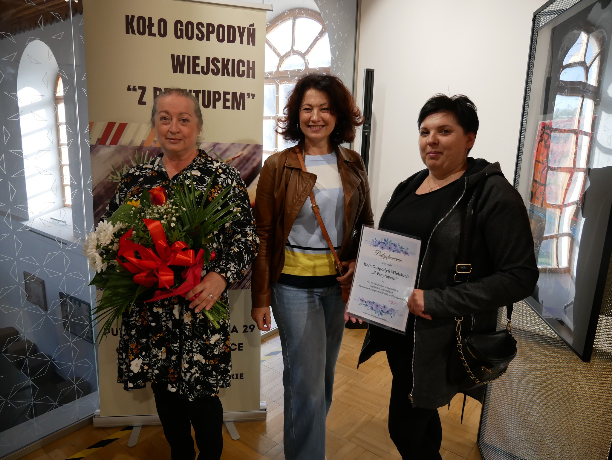 Otwarcie wystawy prac plastycznych